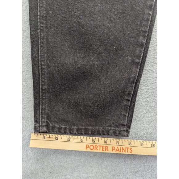 Wrangler Jeans Mens 38x30 Black 96501CB Relaxed Fit Denim Made in USA Tapered - Picture 6 of 12